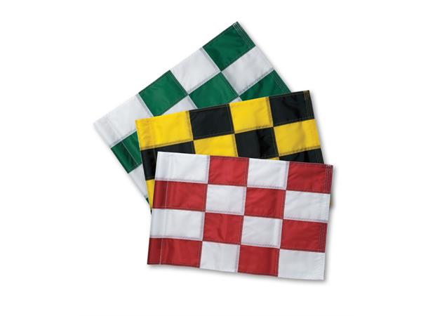 Green & White Checkered Flag, Set of 9 Tube Style PA8562